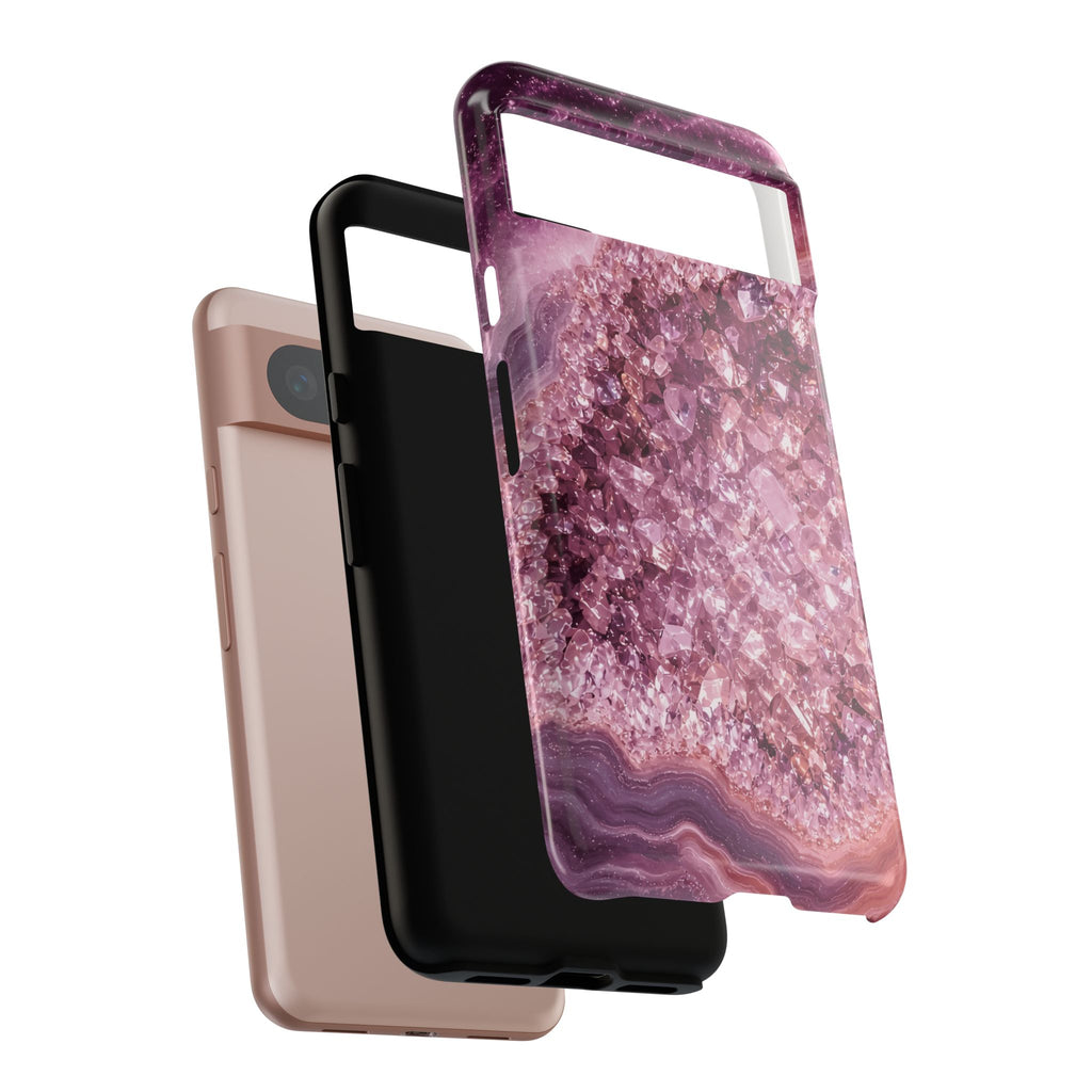 Geode Core - Rose Quartz Phone Case
