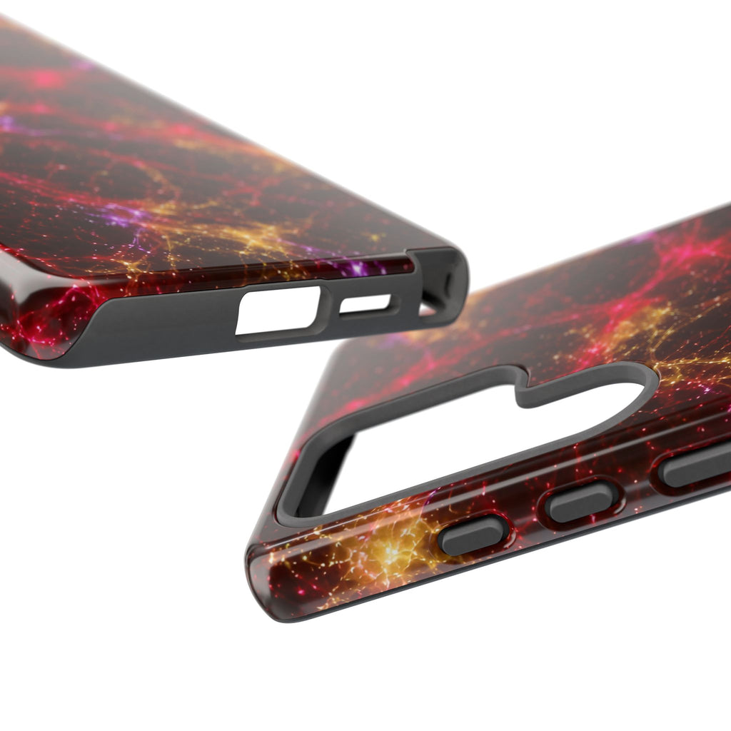 Neon Mycelium - Rainbow Nerve Phone Case