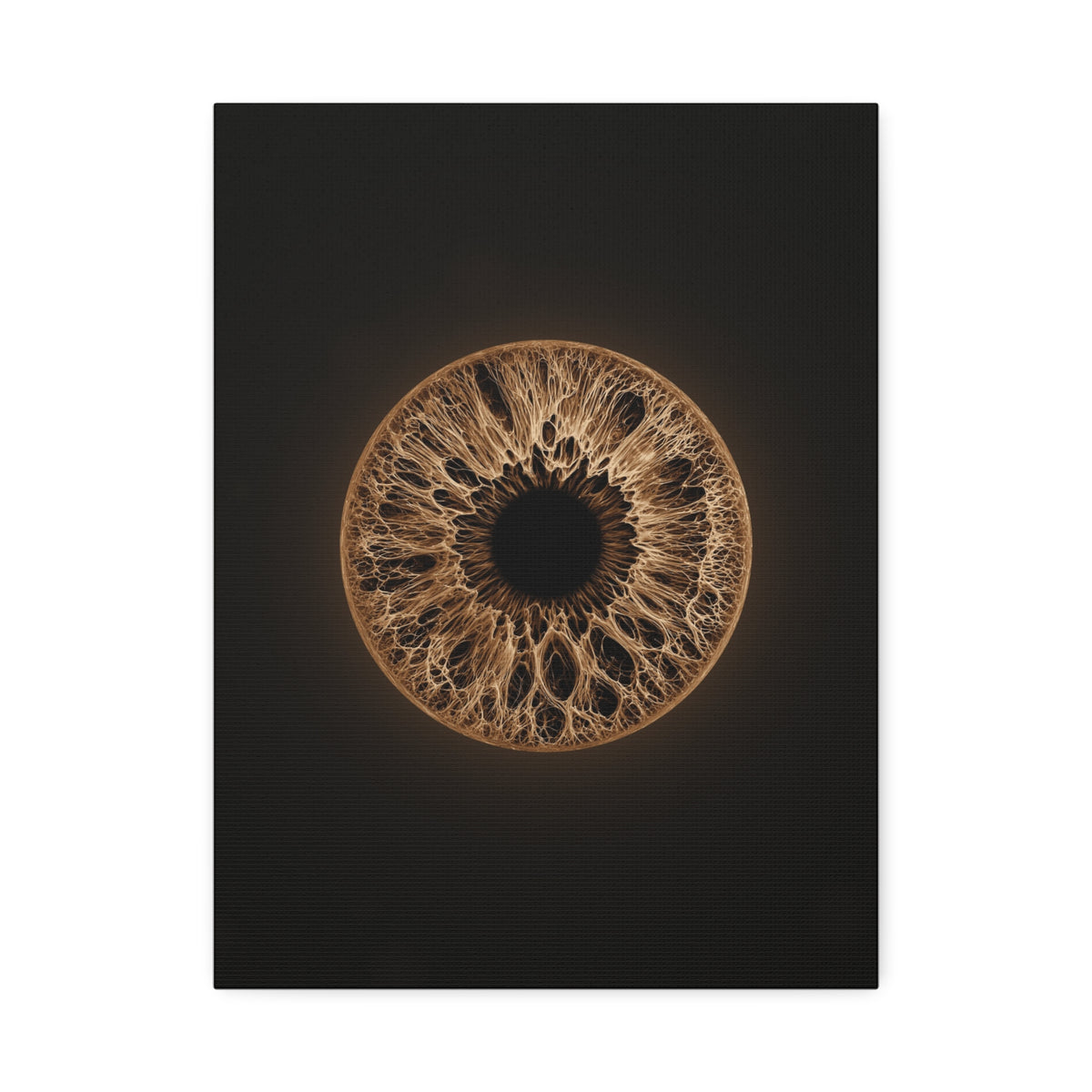 BLXNTT Iris – Lace Web Light Brown Glossy Canvas