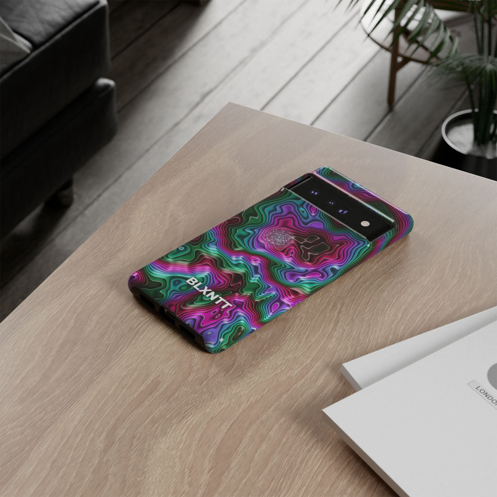 Neon Agate Phone Case