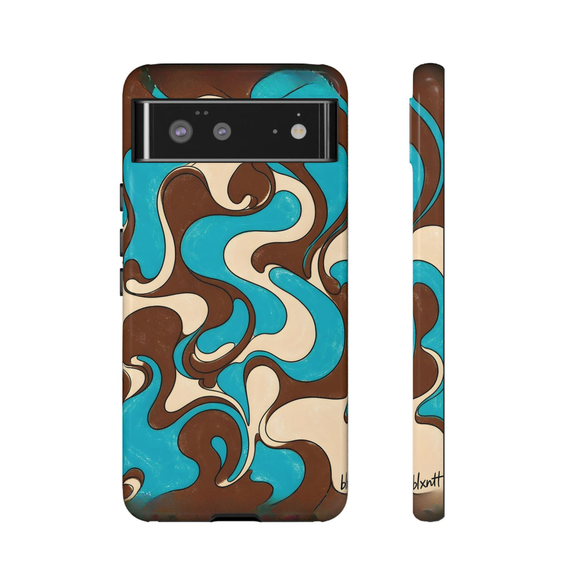 Fillmore Flow - Turquoise & Chocolate Phone Case