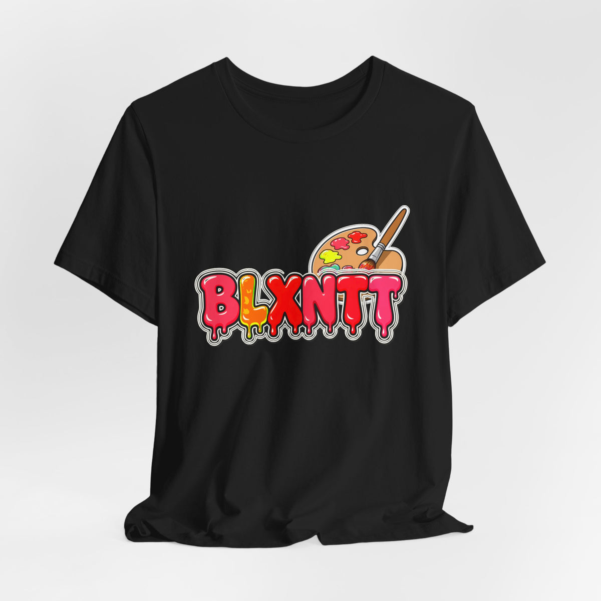 BLXNTT Paint Spill Tee - Red (Black)