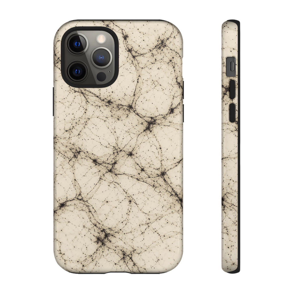 Neon Mycelium - Ink on Paper Phone Case