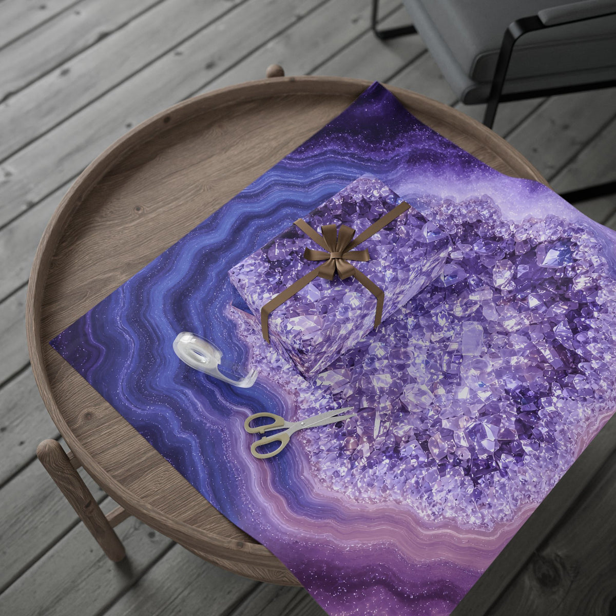 Geode Core - Lilac Dream Wrapping Paper