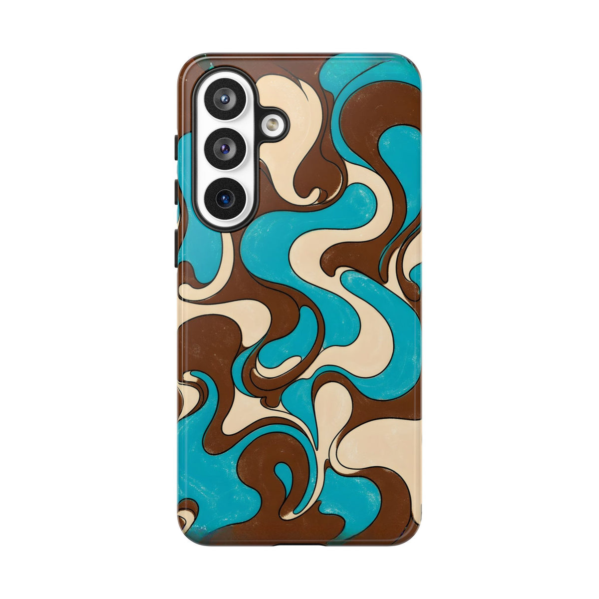 Fillmore Flow - Turquoise & Chocolate Phone Case