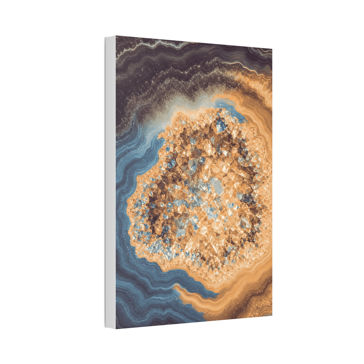 Geode Core - Desert Mirage Glossy Canvas