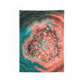 Geode Core - Coral Teal Tapestry