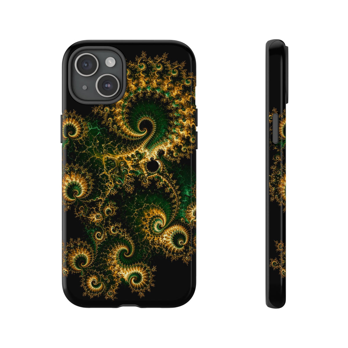 Copper Infinity - Emerald & Gold Phone Case