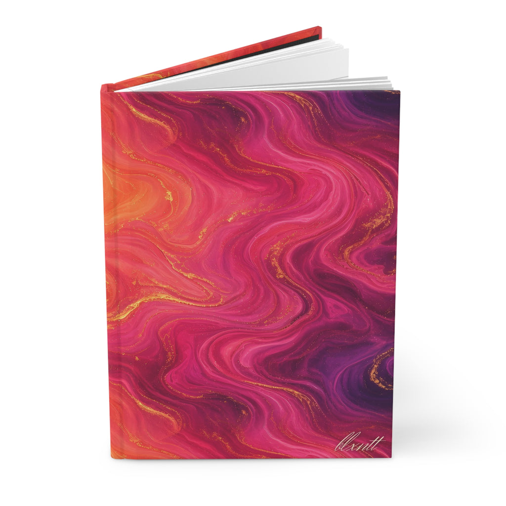 Sunset Marble Hardcover Journal