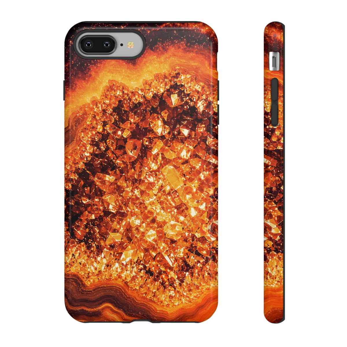 Geode Core - Molten Lava Phone Case