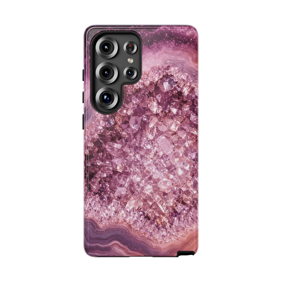 Geode Core - Rose Quartz Phone Case