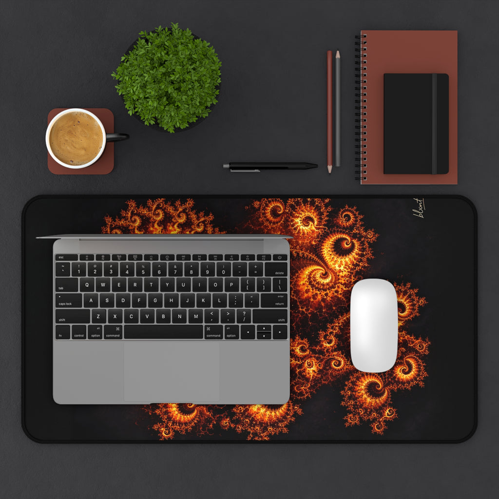 Copper Infinity - Molten Lava Desk Mat