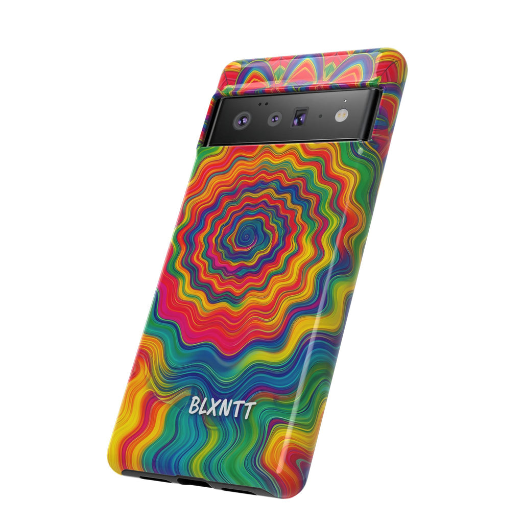 Hypnotic Rainbow Ripple Phone Case