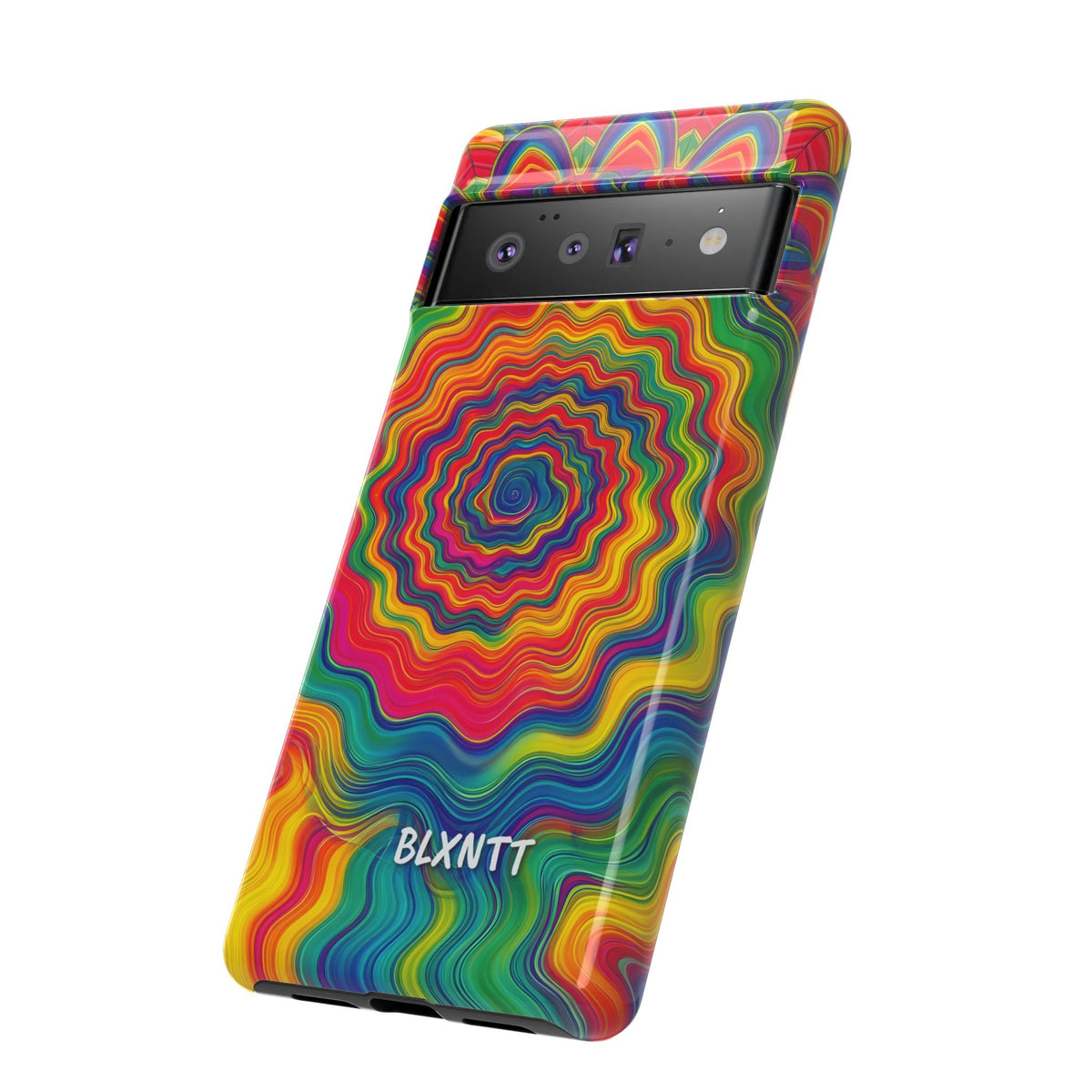 Hypnotic Rainbow Ripple Phone Case