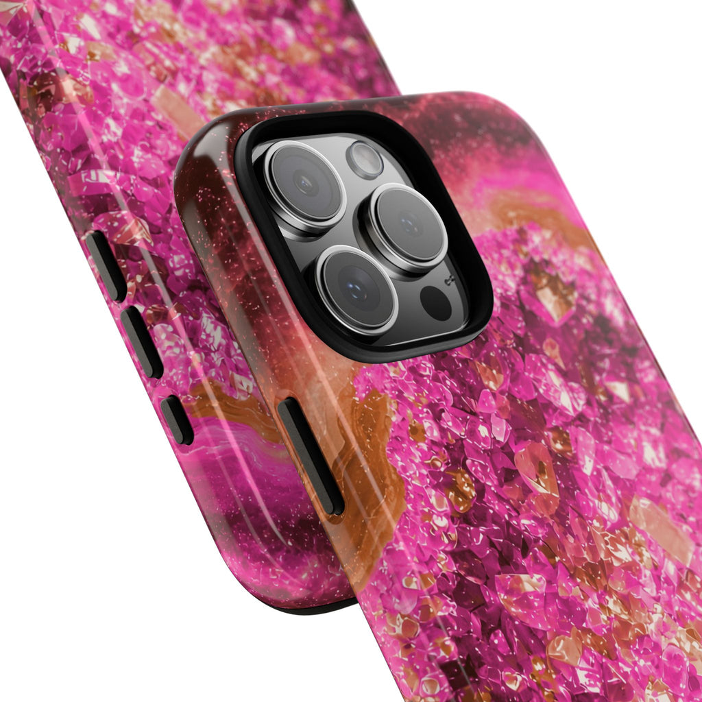 Geode Core - Terracotta Neon Phone Case