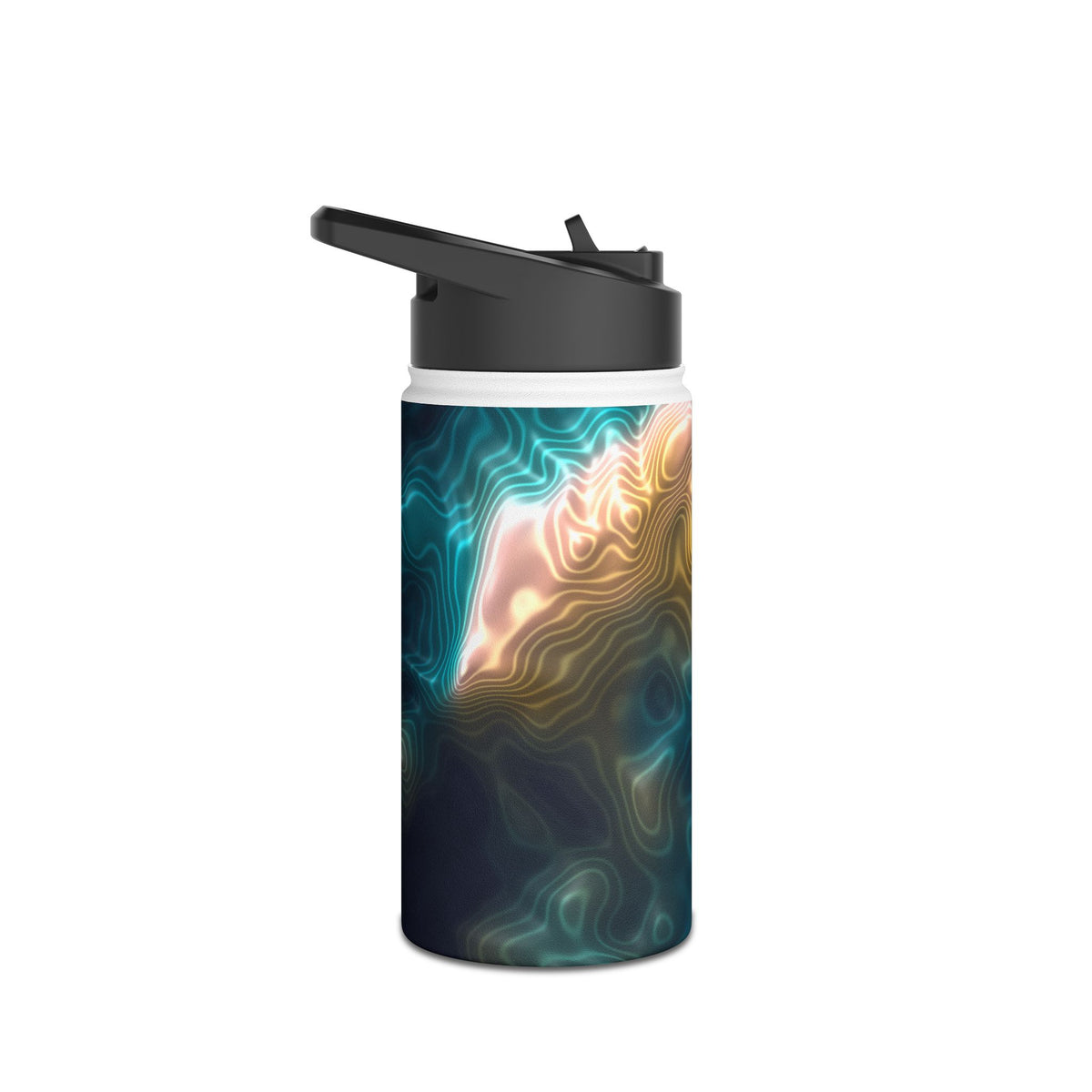 Ink in Water Water Bottle