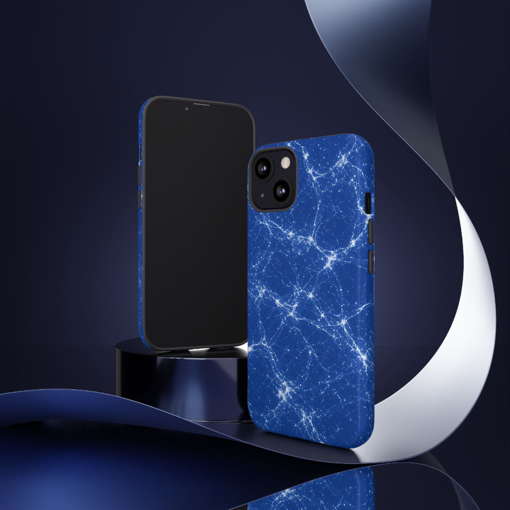 Neon Mycelium - Blueprint Phone Case