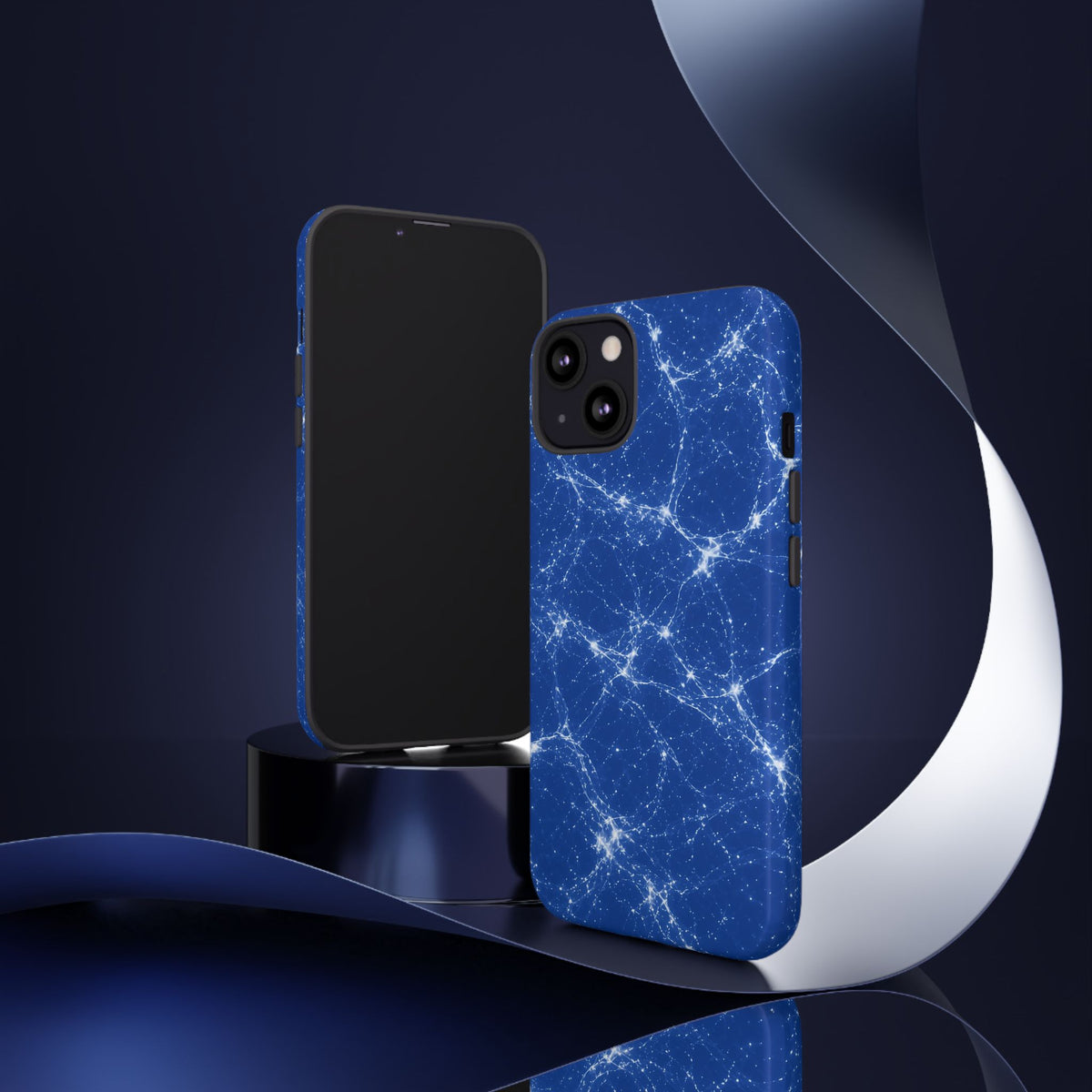 Neon Mycelium - Blueprint Phone Case