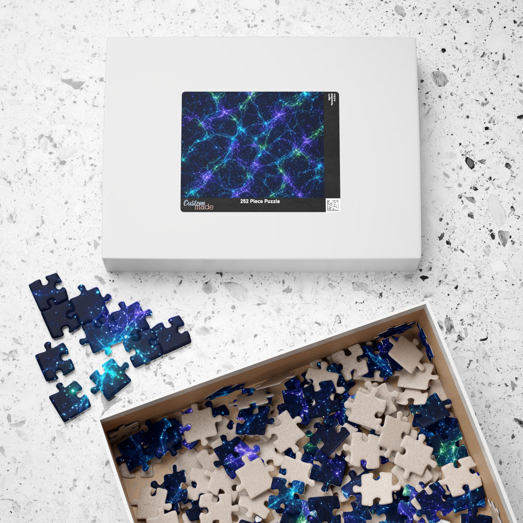 Neon Mycelium - Original Glow Jigsaw Puzzle