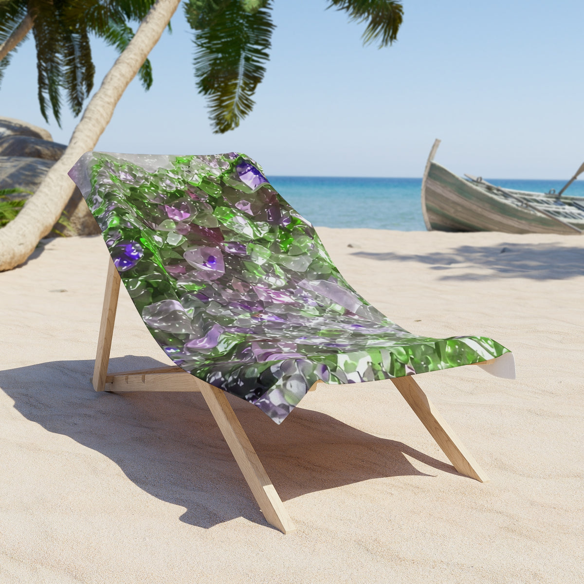 Geode Core - Cosmic Berry Beach Towel