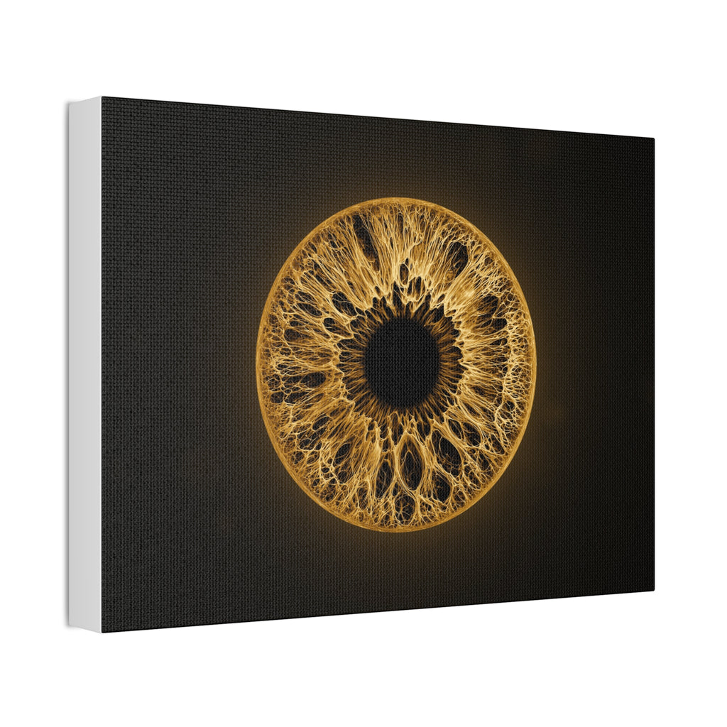 BLXNTT Iris – Lace Web Amber Glossy Canvas