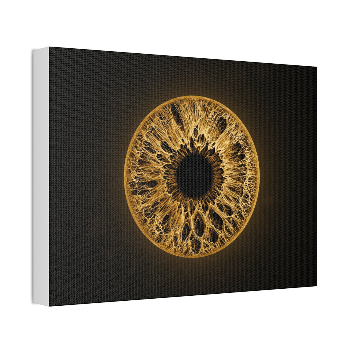 BLXNTT Iris – Lace Web Amber Glossy Canvas