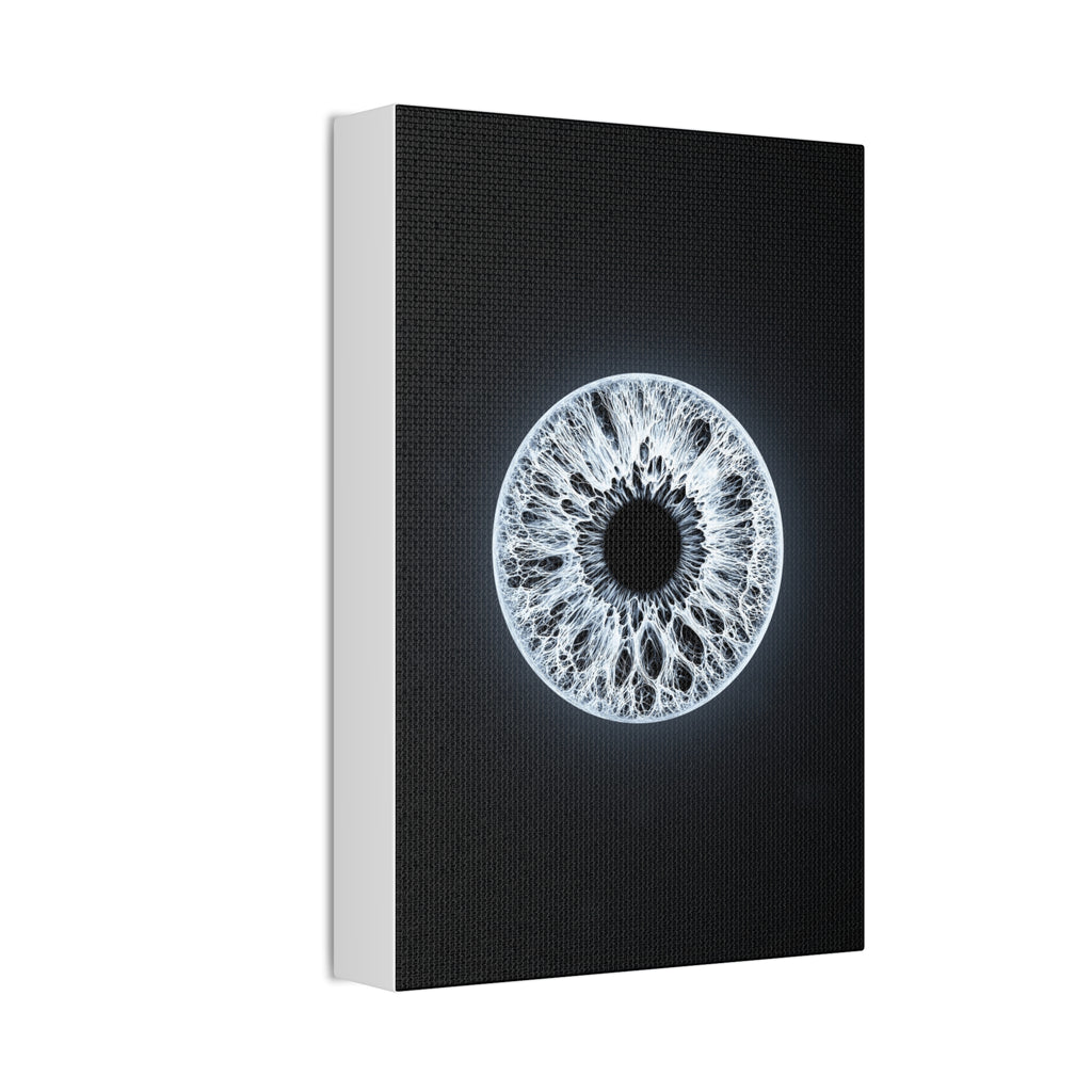 BLXNTT Iris – Lace Web Ice Silver Glossy Canvas
