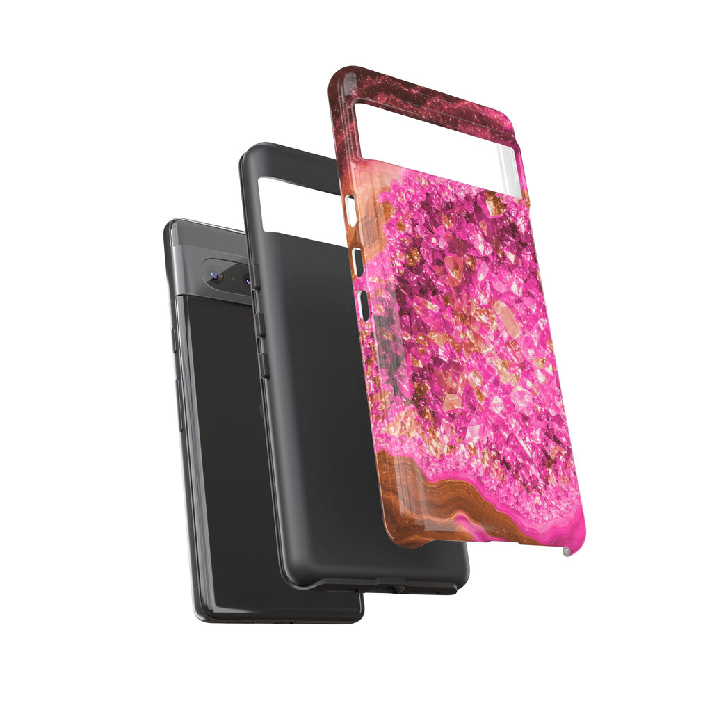 Geode Core - Terracotta Neon Phone Case