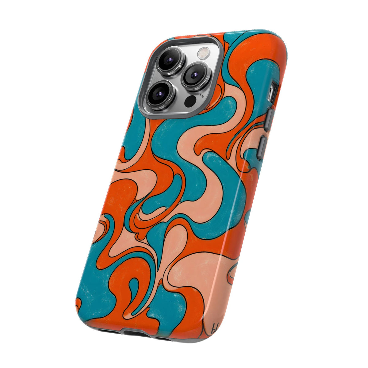 Fillmore Flow - Blood Orange & Teal Phone Case