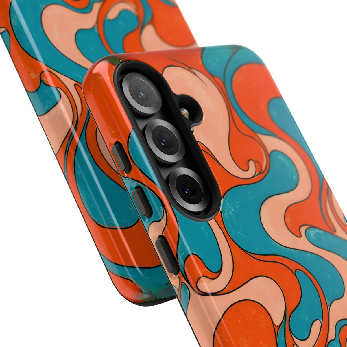 Fillmore Flow - Blood Orange & Teal Phone Case