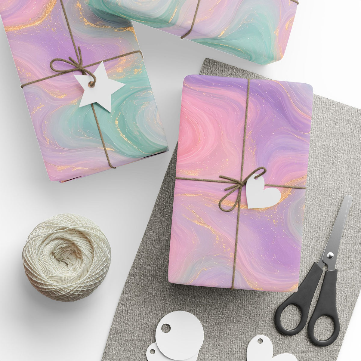 Pastel Marble Wrapping Paper