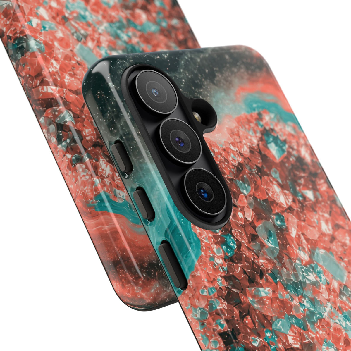 Geode Core - Coral Teal Phone Case