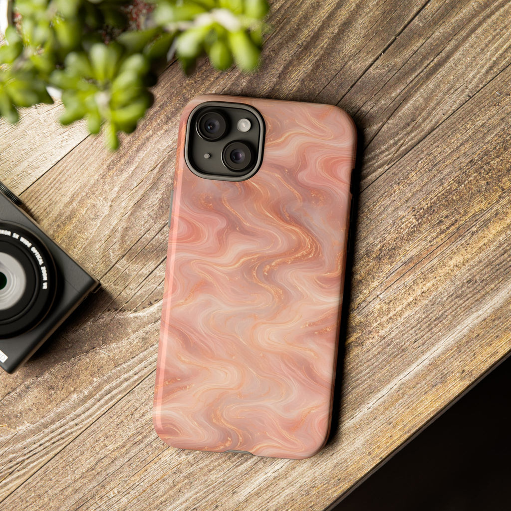 Rose Gold Marble Phone Case