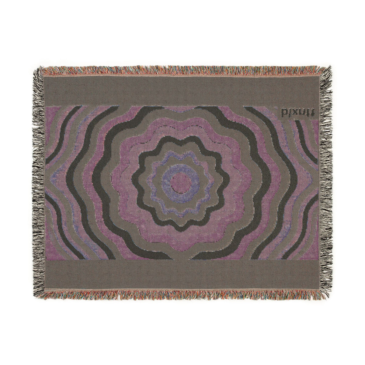 BLXNTT Green Hippie Woven Blanket #3