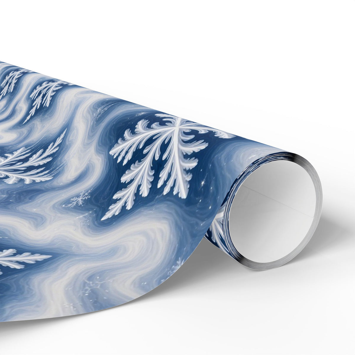 Snowflake Trippy Christmas Wrapping Paper