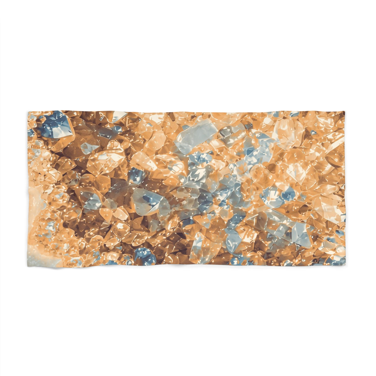 Geode Core - Desert Mirage Beach Towel
