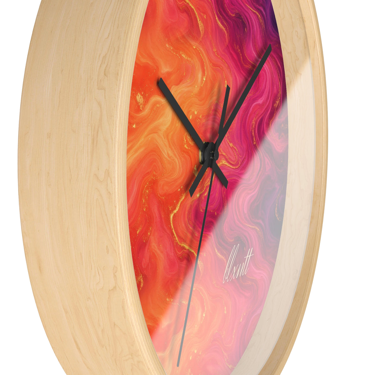 Sunset Marble Wall Clock