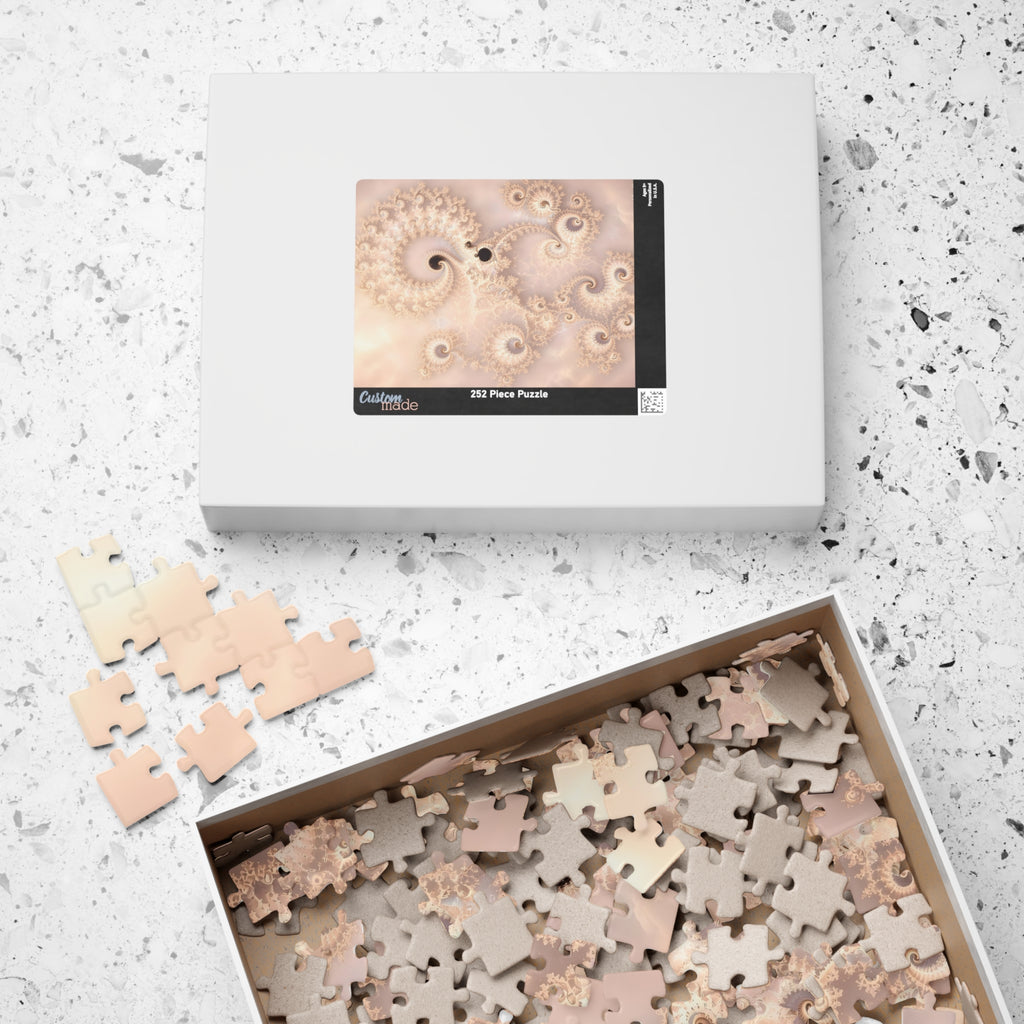 Copper Infinity - Champagne Pearl Jigsaw Puzzle