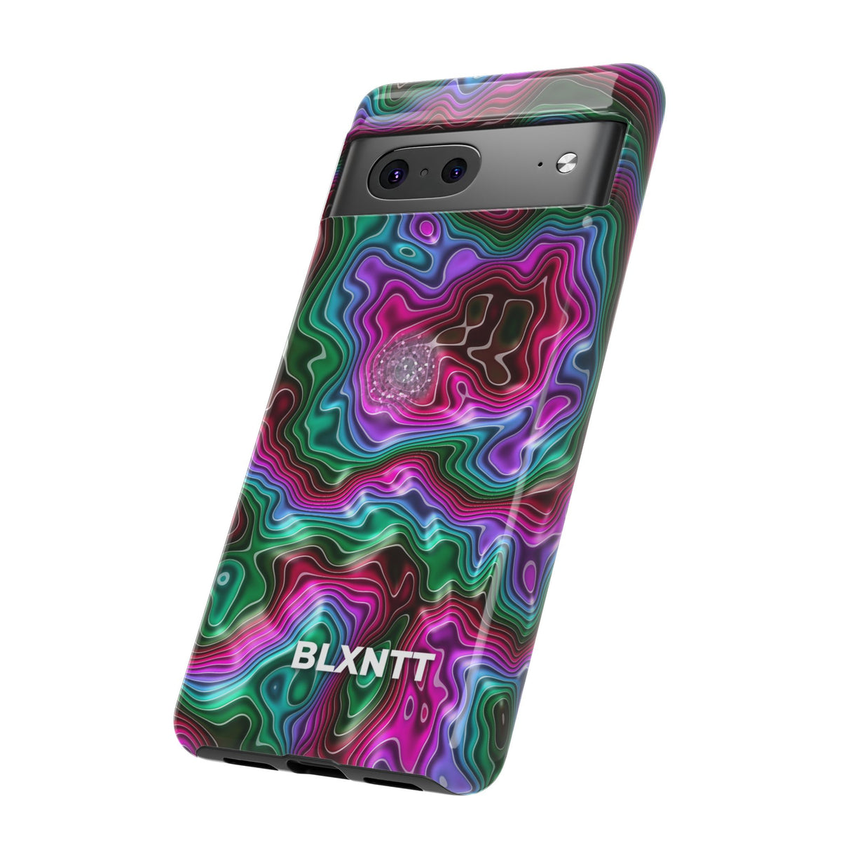 Neon Agate Phone Case