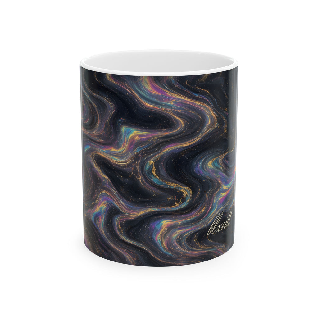 Galaxy Iridescent Marble Mug