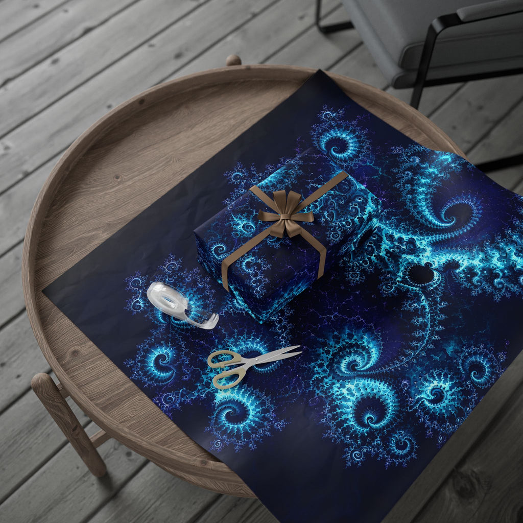 Copper Infinity - Deep Ocean Wrapping Paper