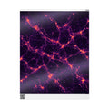 Neon Mycelium - Sunset Synapse Wrapping Paper