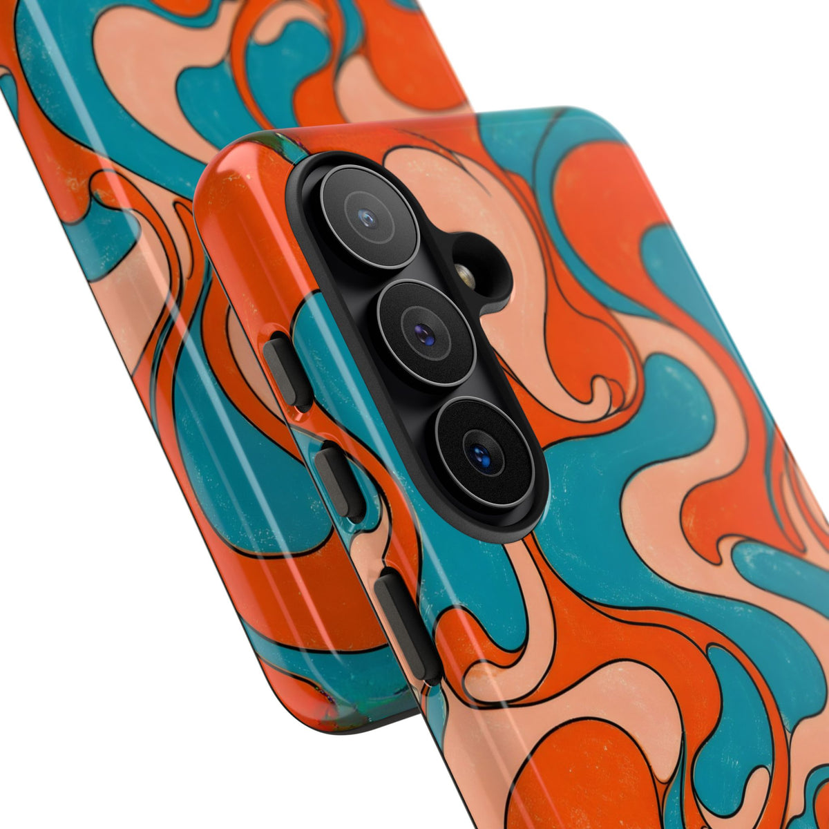 Fillmore Flow - Blood Orange & Teal Phone Case