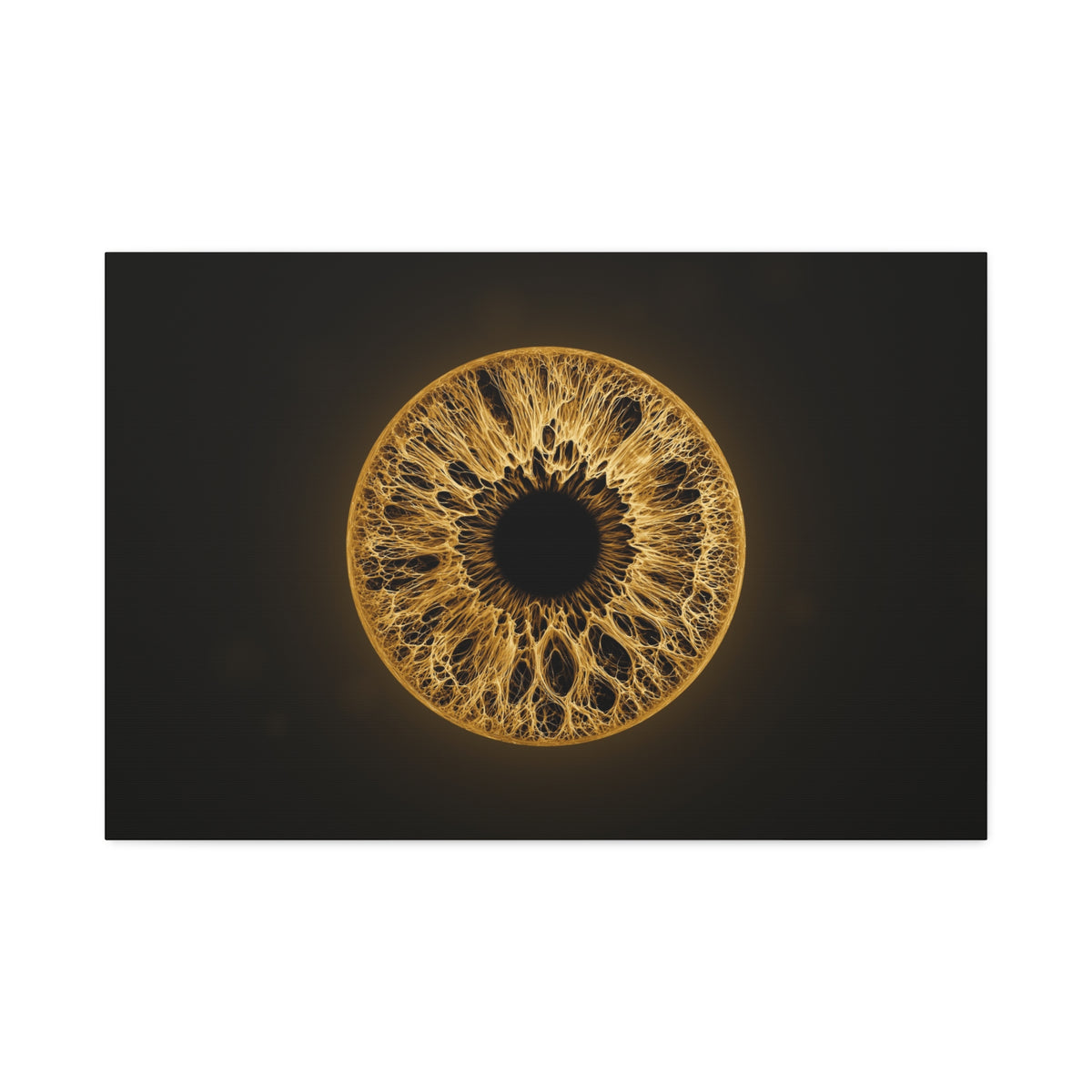 BLXNTT Iris – Lace Web Amber Glossy Canvas