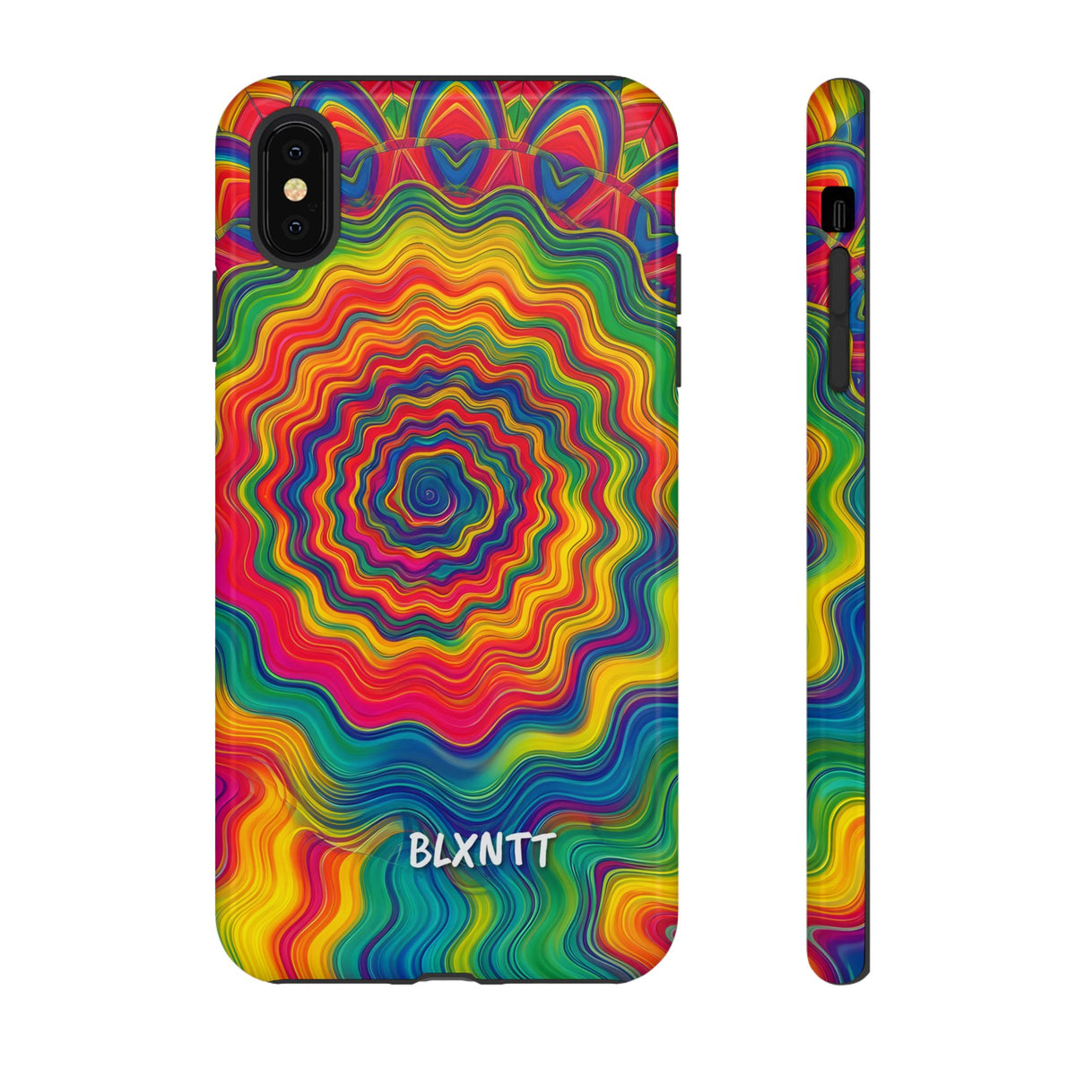 Hypnotic Rainbow Ripple Phone Case