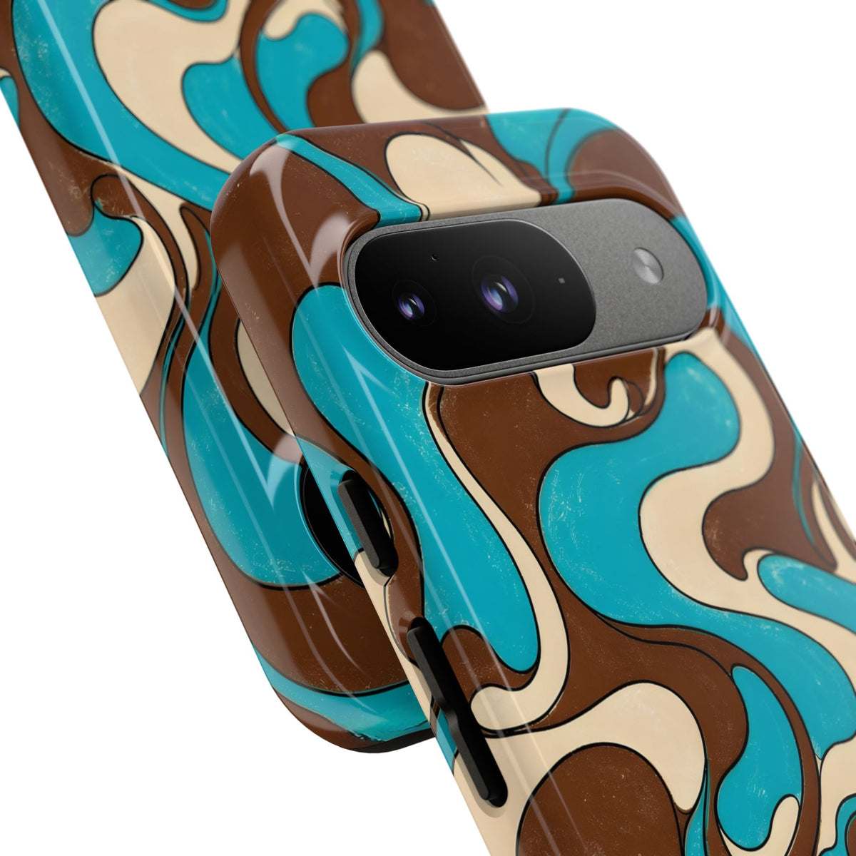 Fillmore Flow - Turquoise & Chocolate Phone Case