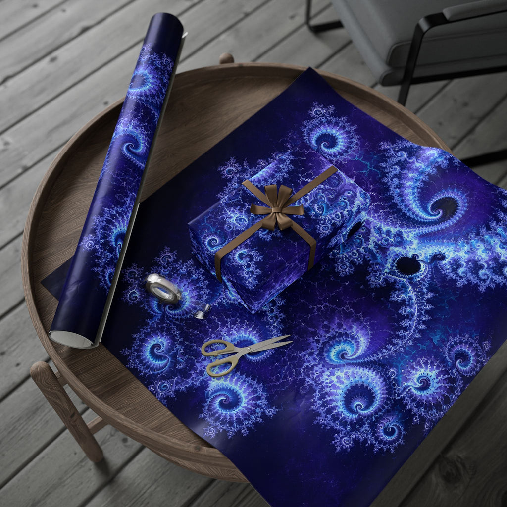 Copper Infinity - Bioluminescent Jellyfish Wrapping Paper