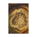 Geode Core - Gold Vein Glossy Canvas