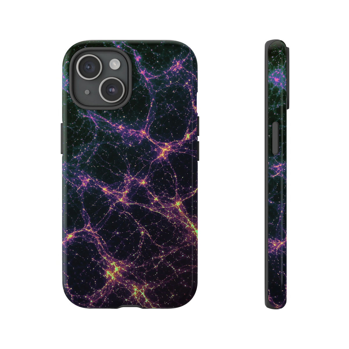 Neon Mycelium - Holographic Phone Case