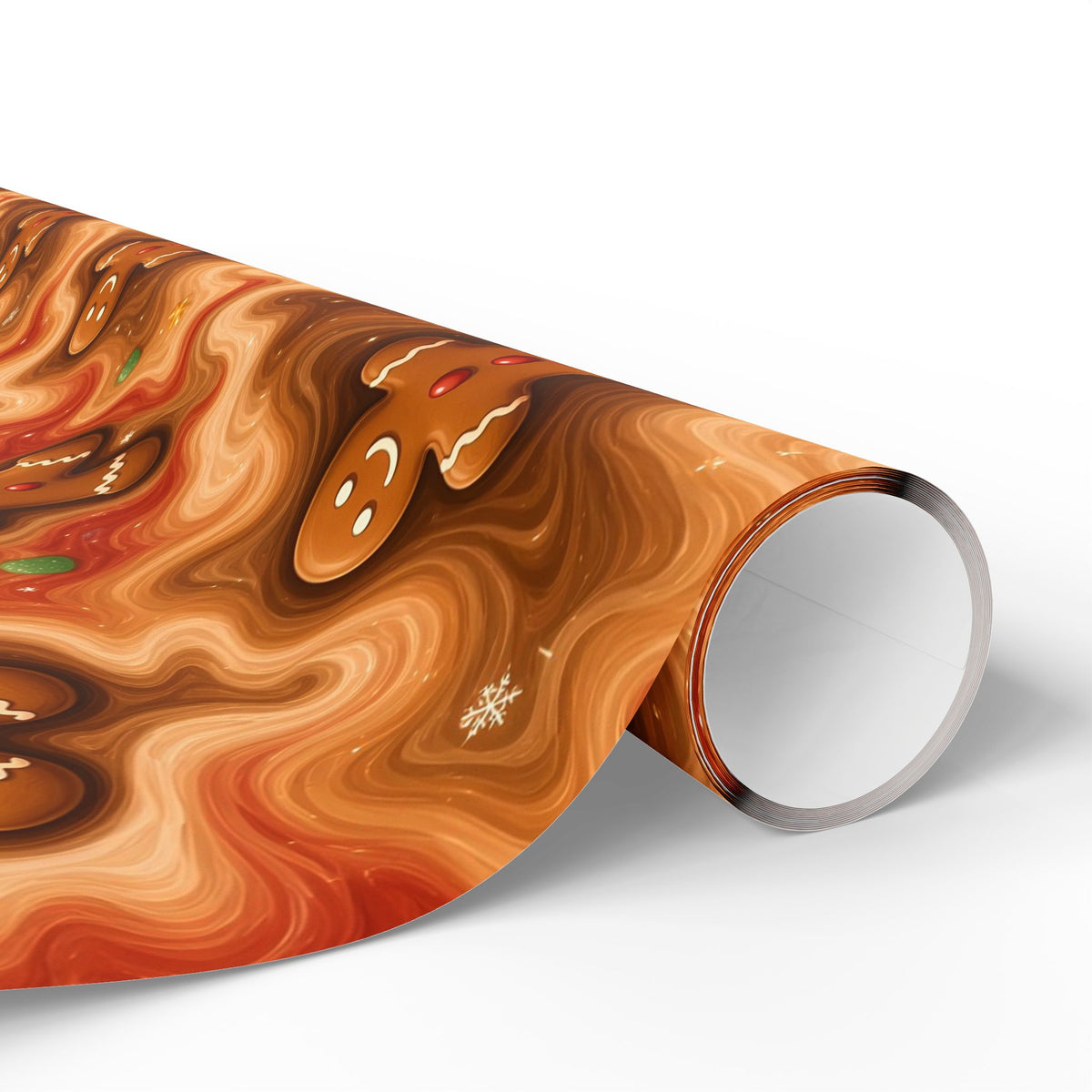 Gingerbread Trippy Christmas Wrapping Paper